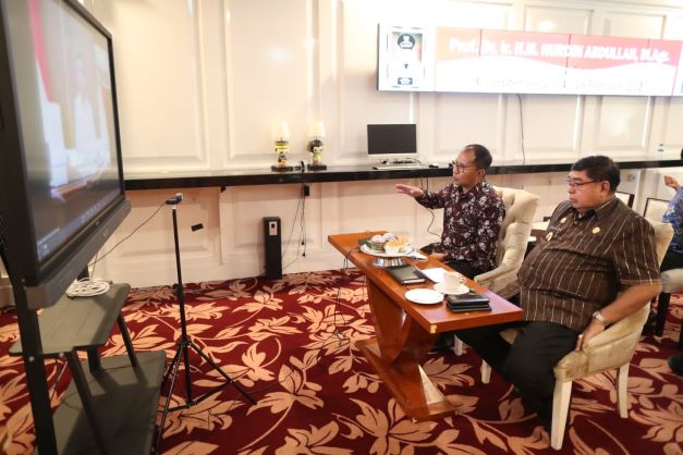 Walikota Makassar Danny Pomanto Rapat Koordinasi Penyambutan Presiden Joko Widodo di Sulsel