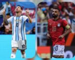 Foto: Instagram Lionel Messi dan Mohamed Salah