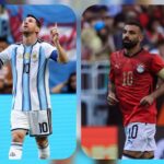 Foto: Instagram Lionel Messi dan Mohamed Salah