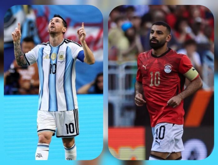 Foto: Instagram Lionel Messi dan Mohamed Salah