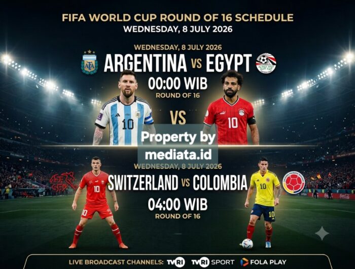 Jadwal Piala Dunia FIFA, Rabu 8 Juli 2026