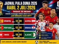 Jadwal Piala Dunia Hari Ini: Spanyol vs Austria hingga Swiss vs Aljazair